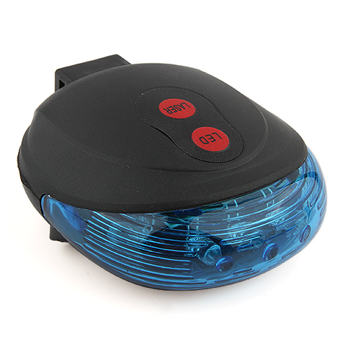 7-Mode Blue LED Rear Light with Laser